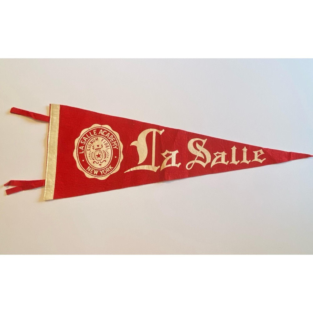 Vintage NY La Salle academy pennant